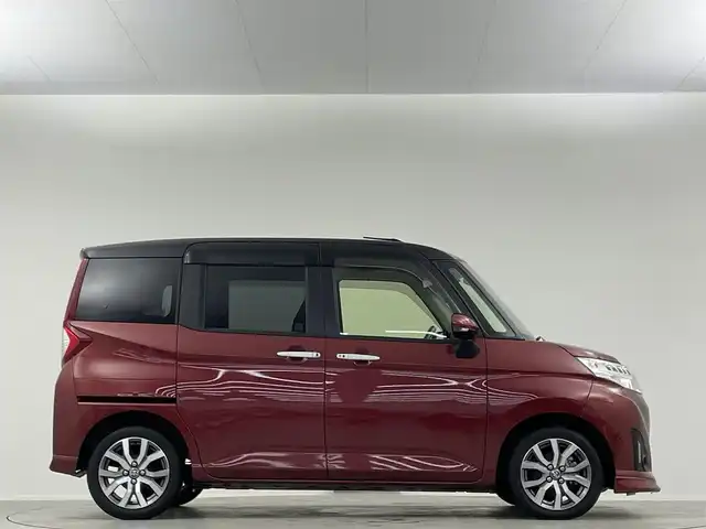 トヨタ ルーミー カスタムG－T 埼玉県 2020(令2)年 1.3万km ブラックマイカメタリック/ファイアークォーツレッドメタリック 純正9インチナビ　フルセグ　CD DVD BT　全方位カメラ　両側パワスラ　スマートアシスト　クルコン　ETC2.0　シートヒーター　TVキャンセラー　クリアランスソナー　スペアキー　アイドリングストップ