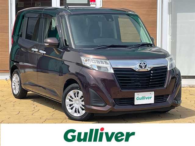 トヨタ ルーミー G－T 宮崎県 2017(平29)年 6.4万km プラムブラウンパールクリスタルシャイン ETC/純正ナビ/TV/バックカメラ/クルーズコントロール/両側パワースライドドア/プッシュスタート/LEDヘッドライト/オートハイビーム