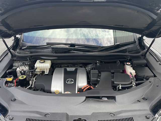 レクサス ＲＸ 450h Fスポーツ 秋田県 2019(令1)年 3.7万km グラファイトブラックガラスフレーク パノラマサンルーフ/純正ナビ（BT/DTV/CD)/マークレビンソン/クルーズコントロール/電動リアゲート/全方位カメラ/レザーシート/シートヒーター（D/N席）/パワーシート（D/N席）/ハンドルヒーター/純正アルミホイール/純正フロアマット/スペアキー1本/スーパーキャットLASER