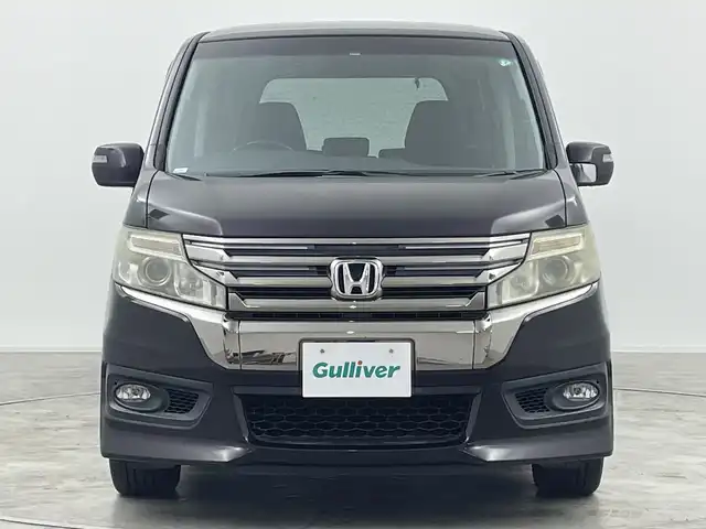 ホンダ ステップワゴン スパーダ Z クールスピリット 群馬県 2014(平26)年 8.4万km プレミアムコスミックバイオレットパール 純正９型ナビ　純正９型後席モニター　バックカメラ　クルーズコントロール　両側パワースライドドア　ＨＩＤヘッドライト　オートライト　ステアリングスイッチ　純正アルミホイール１７インチ　ＥＴＣ　禁煙車