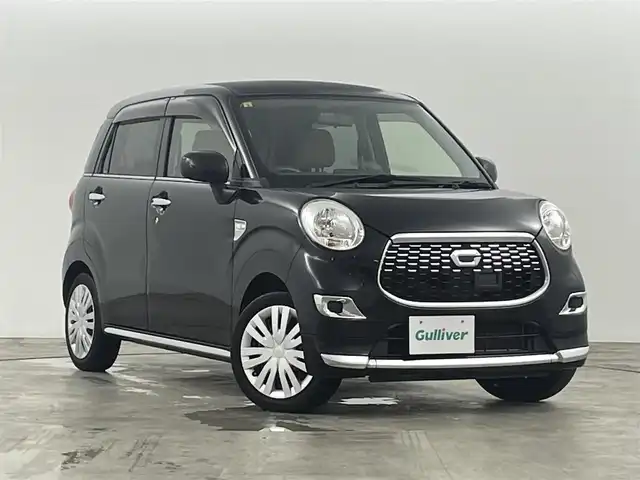 ダイハツ キャスト スタイル X 福島県 2016(平28)年 5.2万km ブラックマイカメタリック プッシュスタート　/スマートキー　/・スペアキー　/ＣＤチューナー　/【ＵＳＢ/ＡＵＸ/ＦＭ/ＡＭ】/ベンチシート　/ステアリングスイッチ　/・革巻きステアリング　/オートライト　/・ヘッドライトレベライザー　/純正フロアマット/アイドリングストップ/横滑り防止装置/保証書/・取扱説明書