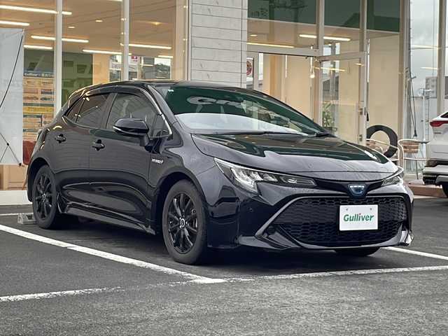 トヨタ カローラ スポーツ ハイブリッドG 静岡県 2019(令1)年 6.6万km アティチュードブラックマイカ /純正ナビ/地デジTV//純正CD/DVD/Bluetooth//バックカメラ//セーフティセンス//オートハイビーム//LEDヘッドライト//ビルトインETC//社外16インチAW//スマートキー