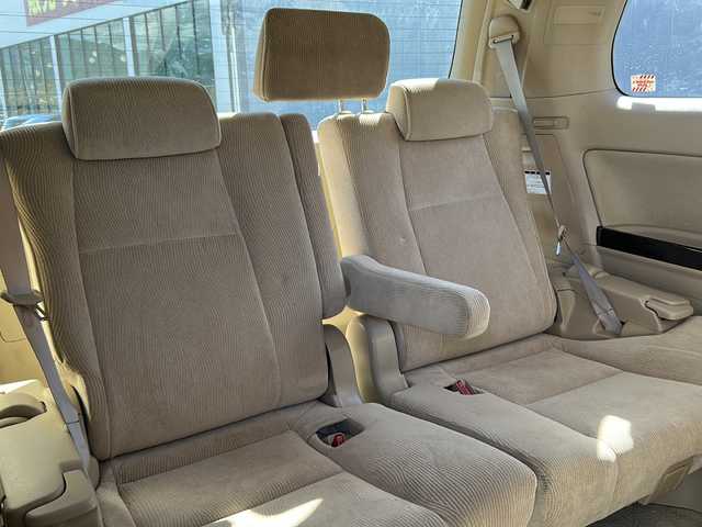 トヨタ アルファード 240G 長野県 2012(平24)年 11.5万km ブラック 禁煙車/4WD/社外ナビ（CD/DVD/フルセグTV）/バックカメラ/ビルトインETC/アルパインフリップダウンモニター/両側パワースライドドア/前席パワーシート（運転席メモリー機能付）/クルーズコントロール/ウッドコンビステアリング/ステアリングスイッチ/スマートキー/Pスタート/電動格納ミラー/純正18インチAW/純正フロアマット