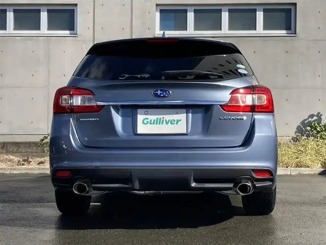 スバル レヴォーグ 1．6GT アイサイト Sスタイル 静岡県 2015(平27)年 8.1万km スティールブルーグレーM EyeSight/社外ディスプレイオーディオ(FH-9200DVD)/　AM FM CD DVD Bluetooth USB AUX/ETC/LEDオートヘッドランプ/レーダークルーズコントロール/純正18インチアルミホイール/電動パーキングブレーキ/スマートキー＆プッシュスタート/パドルシフト/アイドリングストップ/前方ドライブレコーダー/パワーシート(運転席)/4WDターボ