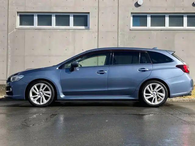 スバル レヴォーグ 1．6GT アイサイト Sスタイル 静岡県 2015(平27)年 8.1万km スティールブルーグレーM EyeSight/社外ディスプレイオーディオ(FH-9200DVD)/　AM FM CD DVD Bluetooth USB AUX/ETC/LEDオートヘッドランプ/レーダークルーズコントロール/純正18インチアルミホイール/電動パーキングブレーキ/スマートキー＆プッシュスタート/パドルシフト/アイドリングストップ/前方ドライブレコーダー/パワーシート(運転席)/4WDターボ