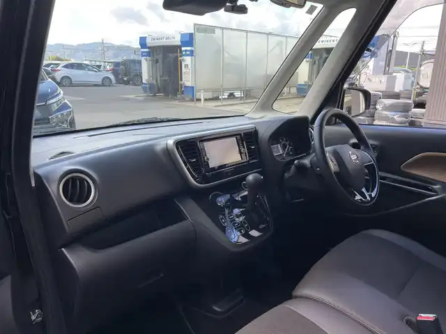 日産 デイズ ルークス HWS X Vセレクション 滋賀県 2017(平29)年 4.9万km アメジストブラックP/ピンクゴールドM 純正ナビ/(CD/DVD/USB/Bluetooth/フルセグTV)/アラウンドビューモニター/両側パワースライドドア/ドライブレコーダー/ハーフレザーシート/ステアリングスイッチ/LEDヘッドライト/オートライト/オートハイビーム/純正フロアマット/スマートキー/プッシュスタート/純正15インチアルミホイール