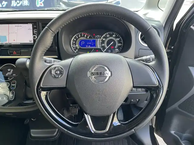 日産 デイズ ルークス HWS X Vセレクション 滋賀県 2017(平29)年 4.9万km アメジストブラックP/ピンクゴールドM 純正ナビ/(CD/DVD/USB/Bluetooth/フルセグTV)/アラウンドビューモニター/両側パワースライドドア/ドライブレコーダー/ハーフレザーシート/ステアリングスイッチ/LEDヘッドライト/オートライト/オートハイビーム/純正フロアマット/スマートキー/プッシュスタート/純正15インチアルミホイール