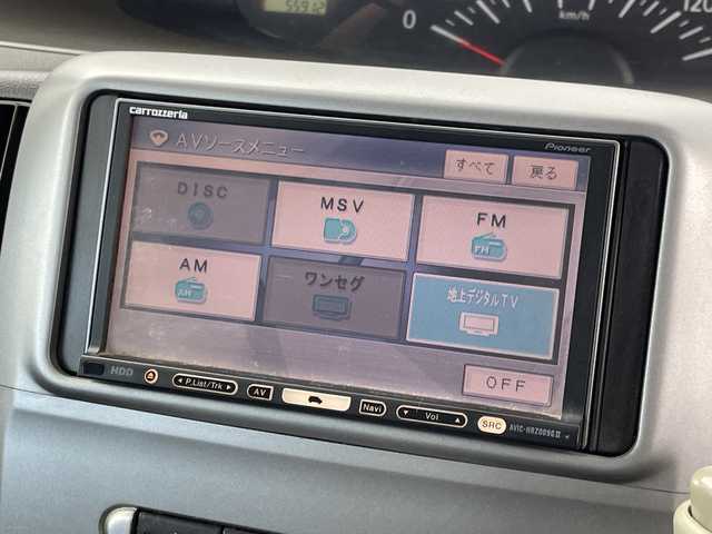 ダイハツ タント X 群馬県 2010(平22)年 5.6万km ファインブルーマイカメタリック ＳＤナビ　ビルトインＥＴＣ　フルセグＴＶ　ミュージックプレイヤー接続　電動スライドドア　電動格納ミラー　ＡＢＳ　横滑り防止装置　ハロゲンヘッドライト　エアコン　スマートキー　純正フロアマット　禁煙車