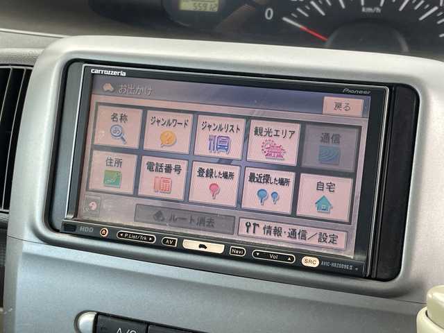 ダイハツ タント X 群馬県 2010(平22)年 5.6万km ファインブルーマイカメタリック ＳＤナビ　ビルトインＥＴＣ　フルセグＴＶ　ミュージックプレイヤー接続　電動スライドドア　電動格納ミラー　ＡＢＳ　横滑り防止装置　ハロゲンヘッドライト　エアコン　スマートキー　純正フロアマット　禁煙車