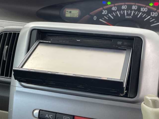 ダイハツ タント X 群馬県 2010(平22)年 5.6万km ファインブルーマイカメタリック ＳＤナビ　ビルトインＥＴＣ　フルセグＴＶ　ミュージックプレイヤー接続　電動スライドドア　電動格納ミラー　ＡＢＳ　横滑り防止装置　ハロゲンヘッドライト　エアコン　スマートキー　純正フロアマット　禁煙車