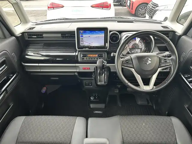 スズキ スペーシア カスタム HYBRID XS 栃木県 2020(令2)年 3.9万km ピュアホワイトパール/ブラック2トーン スズキセーフティサポート/純正9インチメモリナビ/フルセグTV/DVD/Bluetooth/USB/全方位カメラ/ビルトインETC/両側パワースライドドア/レーダークルーズコントロール/ヘッドアップディスプレイ/ハーフレザーシート/シートヒーター/LEDオートライト/フォグランプ/スマートキー×2/リアサーキュレーター/ロールサンシェード