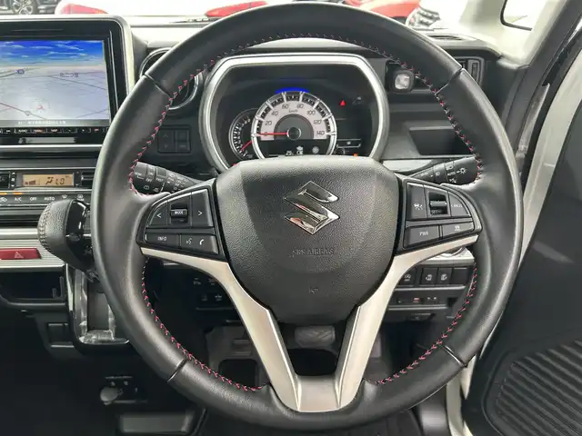 スズキ スペーシア カスタム HYBRID XS 栃木県 2020(令2)年 3.9万km ピュアホワイトパール/ブラック2トーン スズキセーフティサポート/純正9インチメモリナビ/フルセグTV/DVD/Bluetooth/USB/全方位カメラ/ビルトインETC/両側パワースライドドア/レーダークルーズコントロール/ヘッドアップディスプレイ/ハーフレザーシート/シートヒーター/LEDオートライト/フォグランプ/スマートキー×2/リアサーキュレーター/ロールサンシェード