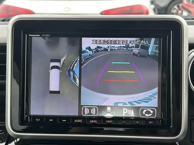 スズキ スペーシア カスタム HYBRID XS 栃木県 2020(令2)年 3.9万km ピュアホワイトパール/ブラック2トーン スズキセーフティサポート/純正9インチメモリナビ/フルセグTV/DVD/Bluetooth/USB/全方位カメラ/ビルトインETC/両側パワースライドドア/レーダークルーズコントロール/ヘッドアップディスプレイ/ハーフレザーシート/シートヒーター/LEDオートライト/フォグランプ/スマートキー×2/リアサーキュレーター/ロールサンシェード