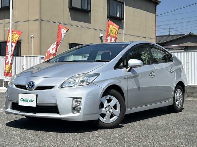 トヨタ プリウス S 岐阜県 2010(平22)年 7万km シルバーM 純正メモリーナビTV/バックカメラ/ビルトインETC/スマートキー