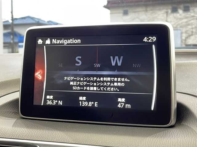 マツダ アクセラ スポーツ 15S ツーリング 栃木県 2014(平26)年 4.3万km ジェットブラックマイカ 純正ナビ/（Bluetooth/SD/AUX/USB）/バックカメラ/ブラインドスポットモニタリング/ビルトインETC/禁煙車/ヘッドアップディスプレイ/オートライト/LEDヘッドライト/パドルシフト/横滑り防止装置/フォグランプ/スマートキー/プッシュスタート/アイドリングストップ/ステアリングスイッチ/ウインカーミラー/電動格納ミラー/純正アルミホイール/純正フロアマット