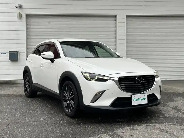 マツダ ＣＸ－３ 20S プロアクティブ 高知県 2018(平30)年 6.1万km スノーフレイクホワイトパールマイカ 純正ナビ/　Bluetooth/フルセグ/　CD/DVD/AM/FM/バックカメラ/クルーズコントロール/ドライブレコーダー/アイドリングストップ/MTモード付AT/LEDヘッドライト/コーナーセンサー/ビルトインETC/オートマチックハイビーム/プッシュスタート/スマートキー/純正フロアマット/純正18インチアルミホイール/オートライト/衝突被害軽減システム/盗難防止装置