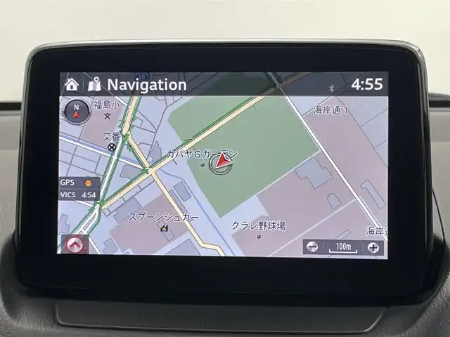 マツダ デミオ 13S ツーリング 岡山県 2018(平30)年 6万km スノーフレイクホワイトパールマイカ 純正ナビ　/【CD/DVD/フルセグ/BT/Carplay/AUX】/前席シートヒーター　/ＬＥＤヘッドライト/ＥＴＣ　/バックカメラ　/コーナーセンサー　（前後）/オートハイビーム　/アイドリングストップ　/レーンアシスト/ステアリングスイッチ/ヘッドアップディスプレイ/ドアバイザー/ISOFIX/オートエアコン