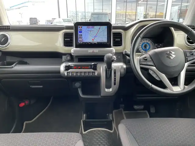 スズキ クロスビー HYBRID MZ 千葉県 2019(平31)年 5.4万km キャラバンアイボリーパールメタリック/ホワイト 2トーンルーフ 純正8インチナビ/(フルセグTV/BT/CD/DVD/FM/AM)/バックカメラ/ドライブレコーダー前後/衝突被害軽減システム/車線逸脱警報/クルーズコントロール/横滑り防止装置/ETC/ドライブレコーダー/アイドリングストップ/LEDヘッドライト/フォグランプ/オートライト/ウィンカーミラー/電動格納ミラー/純正16インチAW/シートヒーター/シートリフター/プッシュスタート/スマートキー/フロアマット/ドアバイザー/スペアキー/取扱説明書/保証書