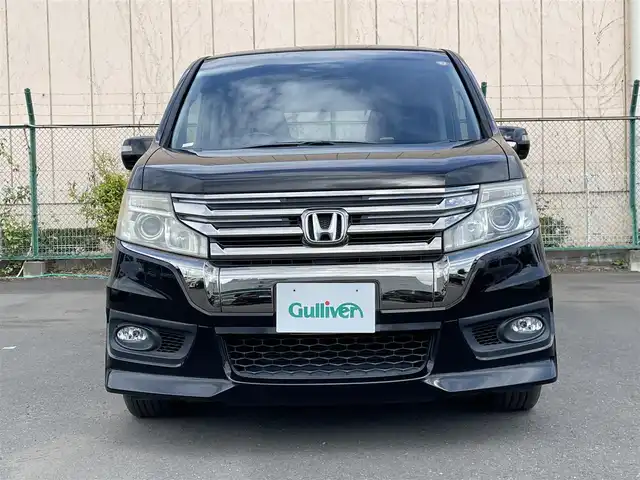 ホンダ ステップワゴン 東京都 2014(平26)年 7.7万km プレミアムスパークルブラックパール ベットキッド/社外メモリナビフルセグ　/・ＢｌｕｅｔｏｏｔｈＡｕｄｉｏ　/・CD/SD/DVD/AM/FM/両側パワースライドドア　/キセノンヘッドライト　/クルーズコントロール　/ハーフレザーシート/社外バックカメラ　/パドルシフト　/スマートキー　/純正アルミホイール/社外ETC/電動格納ミラー
