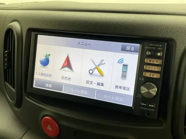 日産 キューブ 15X インディゴ+プラズマ 茨城県 2012(平24)年 8.2万km ビターショコラ 純正ナビ/Bluetooth/フルセグ/CD/DVD/AM/FM/ETC/キセノンヘッドライト/盗難防止装置/スマートキー/スペアキー/オートエアコン/ドアバイザー