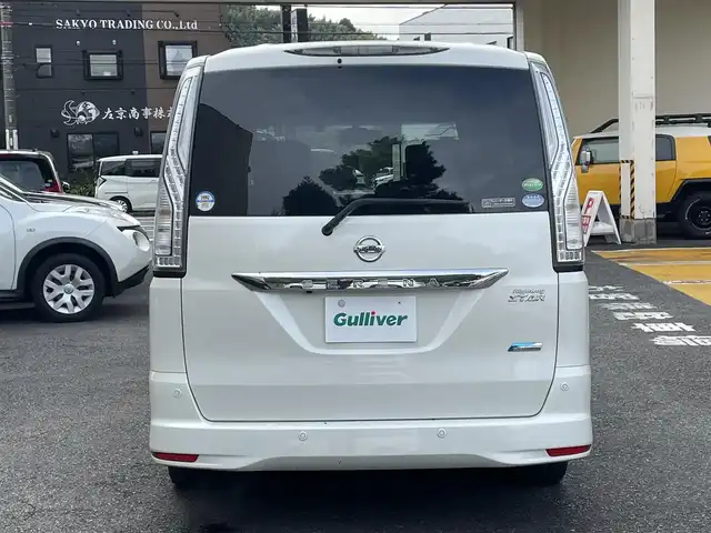 日産 セレナ HWS S HV Vセレ +SeftyⅡ 静岡県 2016(平28)年 5.6万km ブリリアントホワイトパール 社外ナビ/フルセグTV/DVD/CD/SD/MSV/BT/純正フリップダウンモニター/スマートルームミラー/全方位カメラ/両側パワースライドドア/クルーズコントロール/衝突軽減ブレーキ/レーンキープアシスト/前後コーナーセンサー/LEDヘッドライト/ビルトインETC/TVキャンセラー/前方ドライブレコーダー/純正16インチAW/取扱説明書/ナビ取扱説明書