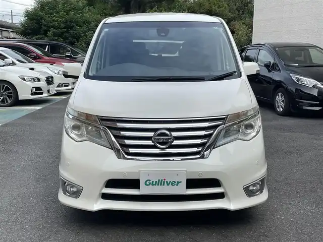 日産 セレナ HWS S HV Vセレ +SeftyⅡ 静岡県 2016(平28)年 5.6万km ブリリアントホワイトパール 社外ナビ/フルセグTV/DVD/CD/SD/MSV/BT/純正フリップダウンモニター/スマートルームミラー/全方位カメラ/両側パワースライドドア/クルーズコントロール/衝突軽減ブレーキ/レーンキープアシスト/前後コーナーセンサー/LEDヘッドライト/ビルトインETC/TVキャンセラー/前方ドライブレコーダー/純正16インチAW/取扱説明書/ナビ取扱説明書
