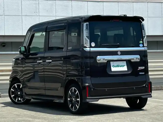 スズキ スペーシア カスタム HYBRID XS ターボ 愛知県 2020(令2)年 1.8万km アーバンブラウンパールメタリック ターボ車/デュアルセンサーブレーキサポート/純正ＳＤナビ/フルセグＴＶ/全周囲カメラ/前後ドラレコ/ハーフレザー/シートヒーター/ＨＵＤ/両側電動スライドドア/ＬＥＤヘッドライト/フォグランプ/純正１５ＡＷ