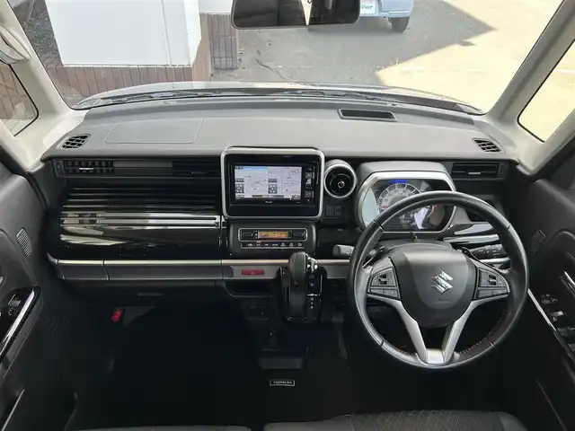 スズキ スペーシア カスタム HYBRID XS ターボ 愛知県 2020(令2)年 1.8万km アーバンブラウンパールメタリック ターボ車/デュアルセンサーブレーキサポート/純正ＳＤナビ/フルセグＴＶ/全周囲カメラ/前後ドラレコ/ハーフレザー/シートヒーター/ＨＵＤ/両側電動スライドドア/ＬＥＤヘッドライト/フォグランプ/純正１５ＡＷ