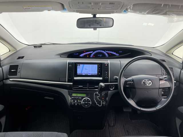 トヨタ エスティマ アエラス 千葉県 2012(平24)年 7.6万km 黒 純正ディーラーオプションHDDナビ/フルセグTV/Bluetooth/CD/DVD/バックカメラ/純正フリップダウンモニター/純正ビルトインETC/ISOFIX/両側パワースライドドア/クルーズコントロール/HIDヘッドライト