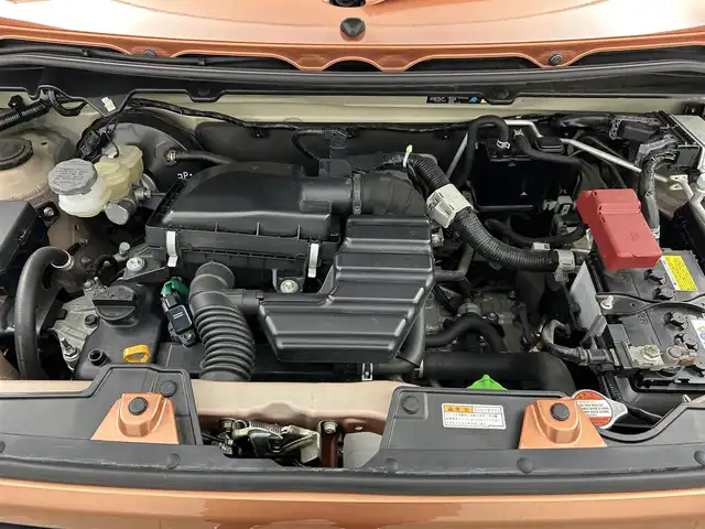 スズキ ラパン S セレクション 千葉県 2018(平30)年 3.4万km リフレクティブオレンジM/ホワイト2トーン 純正SDナビ/（CD/DVD/bluetooth/フルセグ）/バックカメラ/全方位カメラ/ウッド調パネル/アイドリングストップ/衝突軽減ブレーキ/前席シートヒーター/スマートキー/プッシュスタート/オートライト/オートエアコン/ステアリングスイッチ/純正フロアマット/純正ドアバイザー