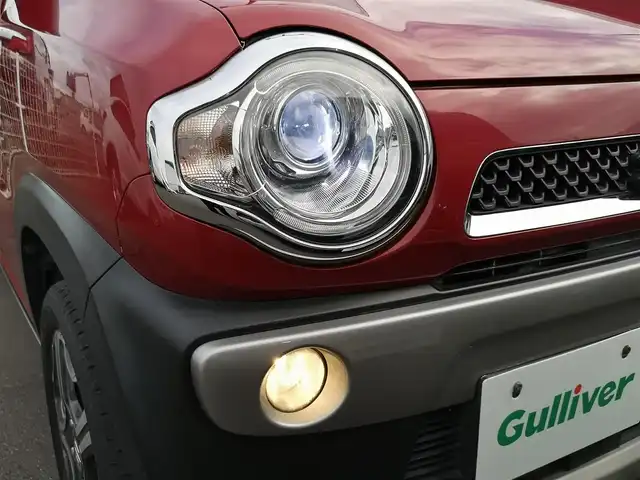 スズキ ハスラー X ターボ 茨城県 2014(平26)年 2.4万km フェニックスレッドパール/ブルーイッシュブラックパール 前方ドラレコ/シートヒーター/アイドリングストップ/横滑り防止装置/衝突被害軽減システム/オートライト/Fフォグ/キセノンライト/純正フロアマット/純正アルミホイール/オートエアコン/プッシュスタート/スマートキー