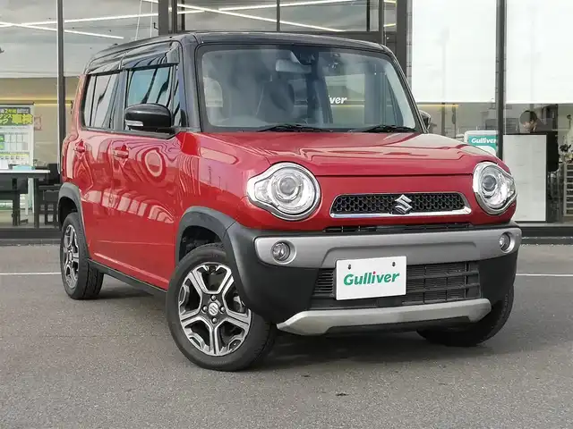 スズキ ハスラー X ターボ 茨城県 2014(平26)年 2.4万km フェニックスレッドパール/ブルーイッシュブラックパール 前方ドラレコ/シートヒーター/アイドリングストップ/横滑り防止装置/衝突被害軽減システム/オートライト/Fフォグ/キセノンライト/純正フロアマット/純正アルミホイール/オートエアコン/プッシュスタート/スマートキー
