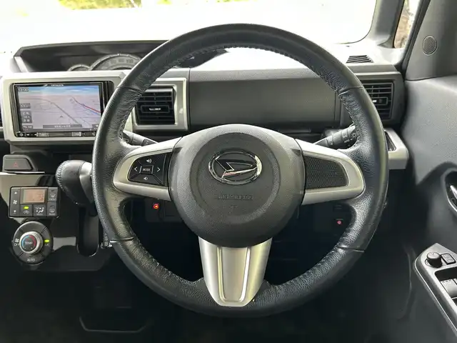 ダイハツ ウェイク G ターボ SA Ⅲ 福島県 2018(平30)年 2.7万km パールホワイトⅢ /オフビートカーキM ・ナビ　/・フルセグＴＶ　/・衝突軽減システム　/・バックカメラ/・全方位モニター　/・両側パワースライドドア　/・アイドリングストップ　/・ドライブレコーダー /・ステアリングスイッチ /・コーナーセンサー /・プッシュスタート　/・スマートキー　/・ＥＴＣ　/・ＬＥＤライト