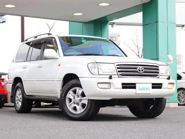 トヨタ ランドクルーザー VX－LTD Gセレクション 神奈川県 2004(平16)年 16.9万km ホワイトパールクリスタルシャイン ワンオーナー /ムーンルーフ/シートヒーター(運転席&助手席)/パワーシート(運転席&助手席)/クルーズコントロール/純正17インチAW/純正メモリナビ AVIC-RW99/Bluetooth/フルセグTV/バックカメラ/社外ドラレコ前後/ETC/純正フロアマット/ドアバイザー/保証書/取説ナビ説/スペアキー/記録簿（H19 21 23 25 27 28 29 R1 3 5）