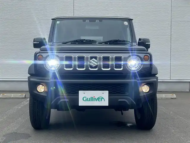 スズキ ジムニー ノマド FC 秋田県 2025(令7)年 0.1万km 黒 ４WD/衝突軽減システム/LEDヘッドライト/純正アルミ/スマートキー/アイドリングストップ/コーナーセンサー/クルーズコントロール/オートマチックハイビーム/レーンキープアシスト/プッシュスタート/ダウンヒルアシストコントロール/ステアリングスイッチ/背面タイヤ/ヘッドライトウォッシャー/ミラーヒーター/オートライト/オートエアコン/パワーステアリング/パワーウィンドウ/レベライザー/横滑り防止/電動格納ウィンカーミラー/保証書/取扱説明書/記録簿