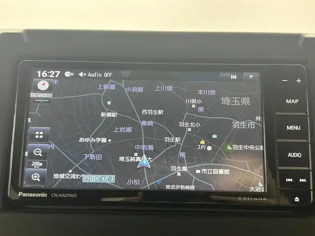 スズキ ジムニー XL 埼玉県 2023(令5)年 0.7万km ミディアムグレー 禁煙車　純正ナビ　CD　DVD　BT　フルセグTV　シートヒーター　ETC　電格ミラー　背面タイヤ　ダウンヒルアシストコントロール　アンチブレーキシステム　横滑り防止装置　オートライト