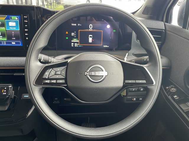 日産 サクラ X 愛知県 2024(令6)年 0.2万km ホワイトパール 衝突被害軽減ブレーキ/純正9インチディスプレイオーディオ（ナビ無し）/全方位カメラ/Bluetooth/バックカメラ/コーナーセンサー/純正アルミホイール/LEDヘッドライト/オートマチックハイビーム/ステアリングスイッチ/スマートキー/プッシュスタート