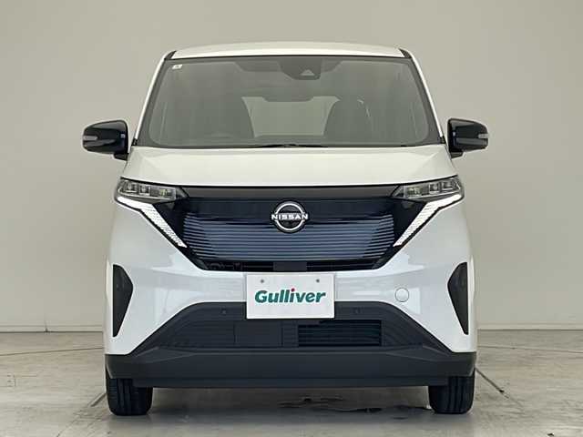 日産 サクラ X 愛知県 2024(令6)年 0.2万km ホワイトパール 衝突被害軽減ブレーキ/純正9インチディスプレイオーディオ（ナビ無し）/全方位カメラ/Bluetooth/バックカメラ/コーナーセンサー/純正アルミホイール/LEDヘッドライト/オートマチックハイビーム/ステアリングスイッチ/スマートキー/プッシュスタート