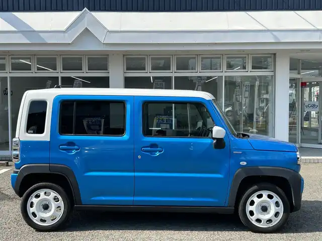 スズキ ハスラー HYBRID G 京都府 2021(令3)年 8.6万km ブリスクブルーメタリック/ホワイト2トーンルーフ (株)IDOMが運営する【じしゃロン伏見店】の自社ローン対象車両になります。こちらは現金ご利用時の価格です。自社ローンご希望の方は別途その旨お申付け下さい。/社外ナビ/(DVD/Bluetooth/USB)/ETC/バックカメラ/コーナーセンサー/レーンキープアシスト/オートライト/アイドリングストップ/前席シートヒーター/社外フロアマット/スマートキー/スペアキー1本