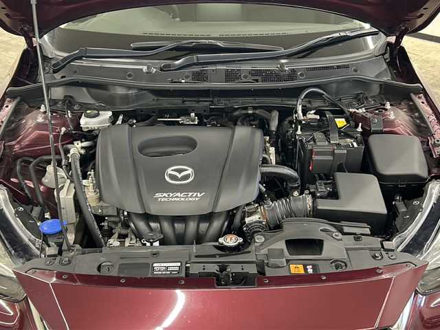 マツダ デミオ 13S 長崎県 2016(平28)年 5.3万km ディープクリムゾンマイカ 純正メーカーナビ/BTA/バックカメラ/ステアリングリモコン/スマートキー/プッシュスタート/オートリトラミラー/純正バイザー/純正ゴムマット/スペアキー/取説/保証書