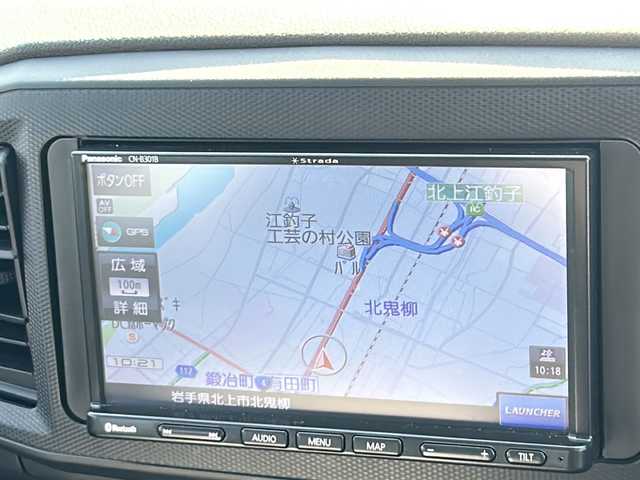 ダイハツ ミラ イース L SAⅢ 岩手県 2018(平30)年 5.4万km ホワイト ７型ナビ　Ｂｌｕｅｔｏｏｔｈ　スマートアシスト　オートハイビーム　電動格納ミラー　衝突軽減ブレーキ　アイドリングストップ　盗難防止システム　キーレスエントリー　デジタルメーター　純正１３アルミホイール