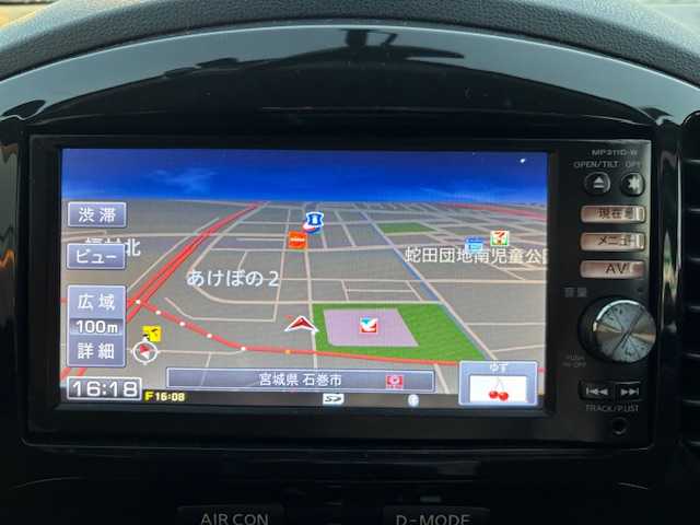 日産 ジューク 15RS タイプV 宮城県 2012(平24)年 6.4万km サファイアブラック 登録時走行距離６３１９５ｋｍ/ドライブレコーダー前後/純正ナビ/・フルセグ/・Bluetooth/・AM/FM/バックカメラ/オートライト/プッシュスタート/スマートキー/スマートキー/横滑り防止機能/フォグランプ/純正アルミホイール/ウインカーミラー/ドアバイザー/ヘッドライトレベライザー/純正フロアマット