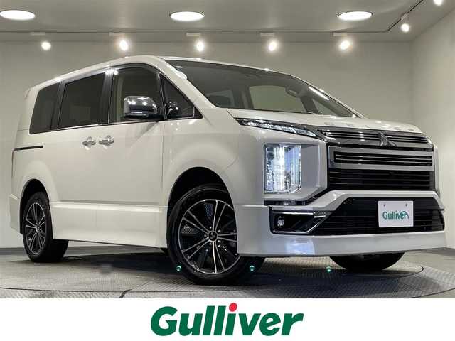 三菱 デリカＤ：５ アーバンギア G パワーパッケージ 愛知県 2019(平31)年 4.7万km ウォームホワイトパール 純正１０．１インチナビ/（フルセグTV/CD/DVD/BT）/両側電動スライドドア/アラウンドビューモニター/衝突軽減ブレーキ/レーダークルーズコントロール/ビルトインETC/シートヒーター/パワーシート/LEDヘッドライト/BSM（ブラインドスポットモニター）/オートブレーキホールド