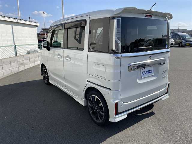 スズキ スペーシア カスタム HYBRID XS 大阪府 2018(平30)年 7.7万km ピュアホワイトP ”(株)IDOMが運営する【じしゃロン堺店】の自社ローン専用車両になります。/こちらは現金またはオートローンご利用時の価格です。自社ローンご希望の方は別途その旨お申付け下さい”