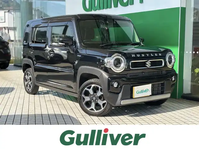 スズキ ハスラー HYBRID X ターボ 京都府 2020(令2)年 4.4万km ブルーイッシュブラックパール3 ワンオーナー車/スズキセーフティサポート/・デュアルカメラブレーキサポート/・誤発進抑制機能/・車線逸脱抑制機能/・ふらつき警報機能/・アダブティブクルーズコントロール/・ハイビームアシスト/純正9インチメーカーオプションナビ、地デジ/・DVD/CD/USB端子/Bluetooth/全方位モニター/前席シートヒーター/パドルシフト/ビルイトンETC/LEDヘッドランプ/スペアキー/純正15インチアルミホイール
