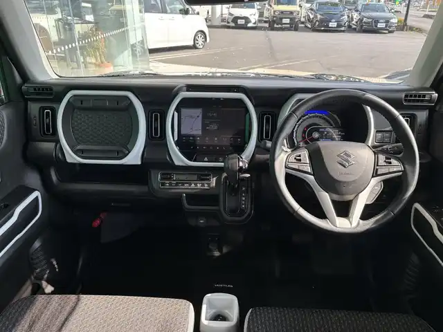 スズキ ハスラー HYBRID X ターボ 京都府 2020(令2)年 4.4万km ブルーイッシュブラックパール3 ワンオーナー車/スズキセーフティサポート/・デュアルカメラブレーキサポート/・誤発進抑制機能/・車線逸脱抑制機能/・ふらつき警報機能/・アダブティブクルーズコントロール/・ハイビームアシスト/純正9インチメーカーオプションナビ、地デジ/・DVD/CD/USB端子/Bluetooth/全方位モニター/前席シートヒーター/パドルシフト/ビルイトンETC/LEDヘッドランプ/スペアキー/純正15インチアルミホイール