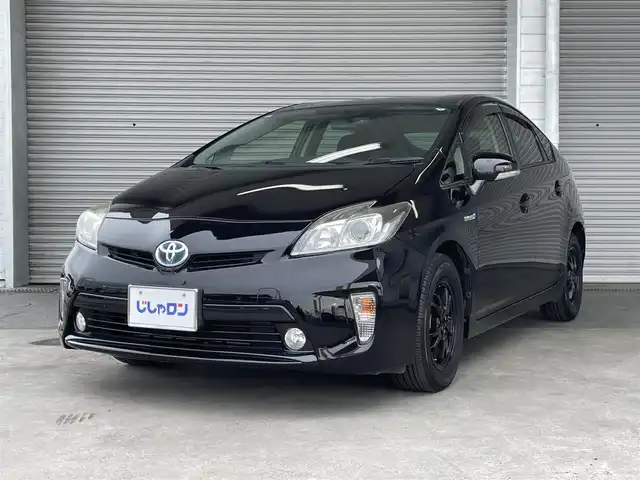 トヨタ プリウス S 茨城県 2015(平27)年 9.3万km ブラック (株)IDOMが運営する【じしゃロン水戸店】の自社ローン専用車両になりますこちらは現金またはオートローンご利用時の価格です。自社ローンご希望の方は別途その旨お申付け下さい/トヨタ純正ナビ(NSZA-X64T)/-CD DVD BT フルセグTV-/バックカメラ/プッシュスタート/スマートキー/ETC/ドラレコ