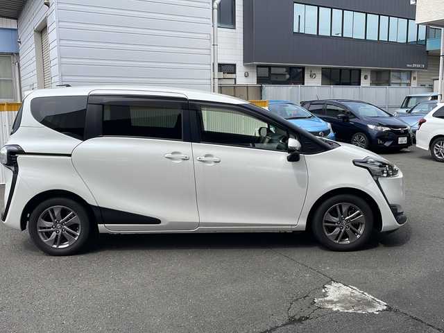 トヨタ シエンタ G 宮城県 2017(平29)年 4.4万km ホワイトパールクリスタルシャイン 社外メモリーナビ/フルセグTV/両側パワースライドドア/バックカメラ/スマートキー/オートライト/フォグランプ/革巻きステアリング/保証書/取扱説明書
