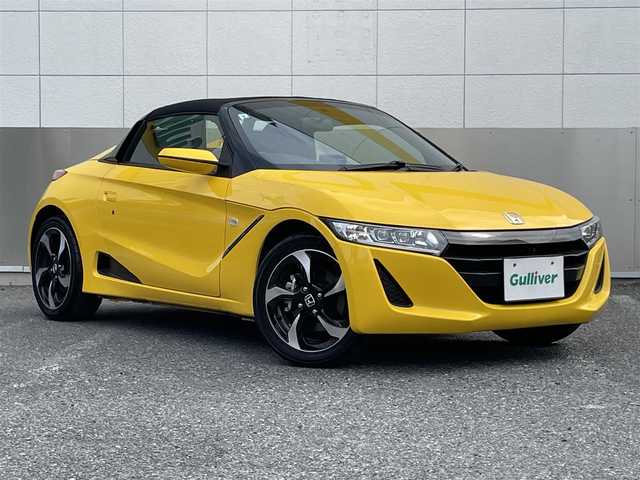 ホンダ Ｓ６６０ α 東京都 2015(平27)年 0.7万km カーニバルイエローⅡ ワンオーナー/純正センターディスプレイ/バックカメラ/クルーズコントロール/LEDヘッドライト/ハーフレザーシート/純正アルミホイール/革巻きステアリングホイール/ステアリングスイッチ/プッシュスタート/スマートキー×2/無限フロアマット/ステンレスペダル/保証書/取扱説明書