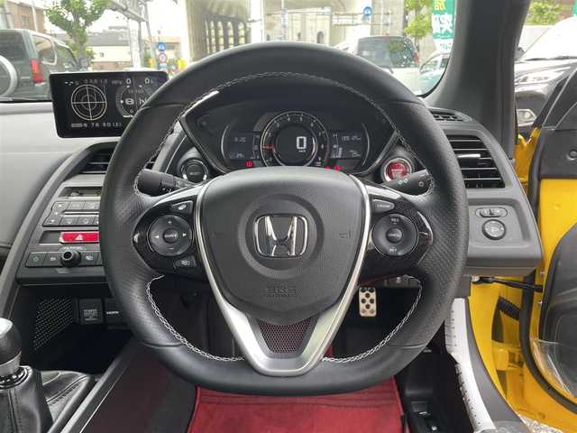 ホンダ Ｓ６６０ α 東京都 2015(平27)年 0.7万km カーニバルイエローⅡ ワンオーナー/純正センターディスプレイ/バックカメラ/クルーズコントロール/LEDヘッドライト/ハーフレザーシート/純正アルミホイール/革巻きステアリングホイール/ステアリングスイッチ/プッシュスタート/スマートキー×2/無限フロアマット/ステンレスペダル/保証書/取扱説明書
